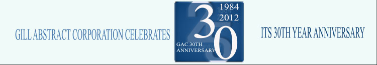 Gill Abstract 25th Year Anniversary Banner